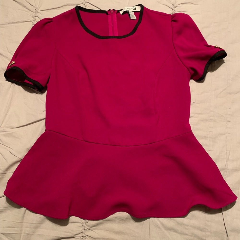 F21 Peplum Top